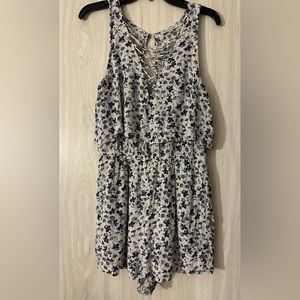 American Eagle floral romper